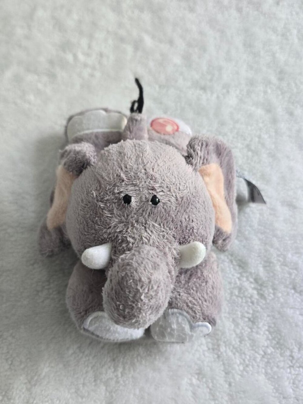 Gray elephant plush
